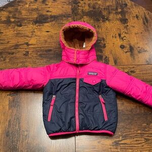 Patagonia Hooded Fuzzy Reversible Jacket Jacket